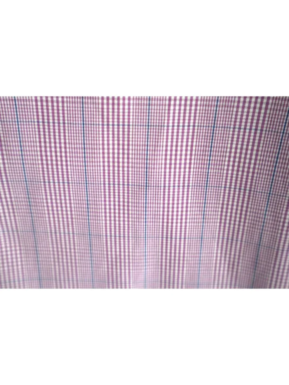 Decaro Men’s Pink Check Dress Shirt Long Sleeve Button Front Business Casual L